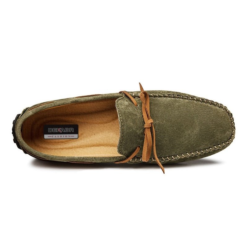 Mocassin Homme Vert