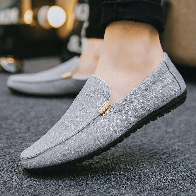 Mocassin gris homme pas cher best sale