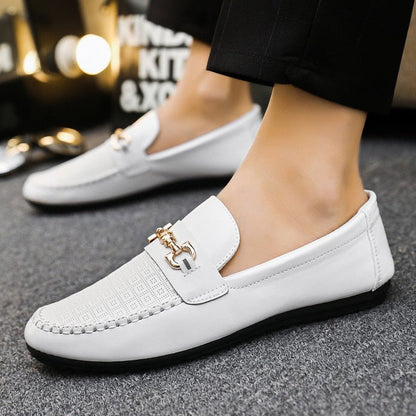 Mocassin Respirant Blanc