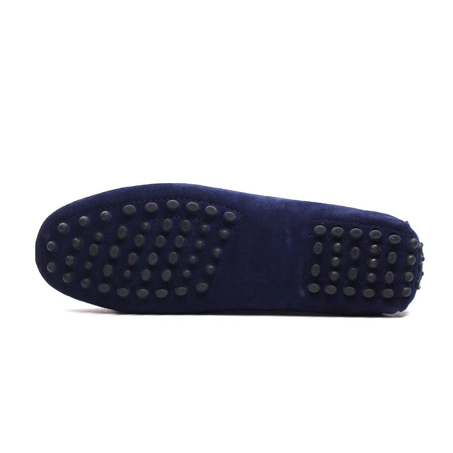 Mocassin Bleu Marine Femme