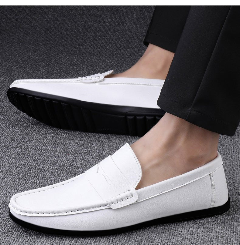 Mocassin blanc homme pas cher best sale