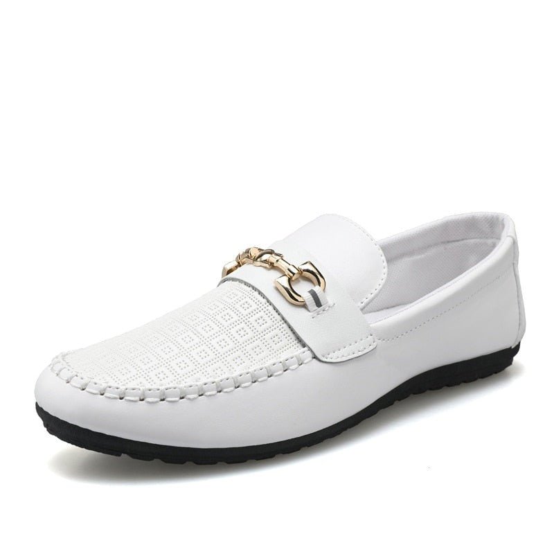 Mocassin Respirant Blanc