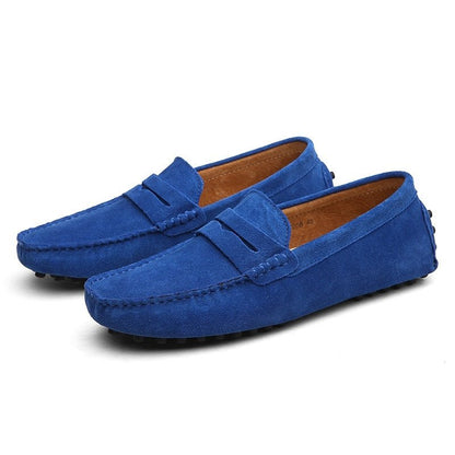 Mocassin Bleu Homme