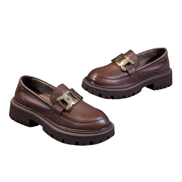 Mocassin Femme Marron