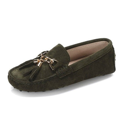 Mocassin Femme Vert Kaki