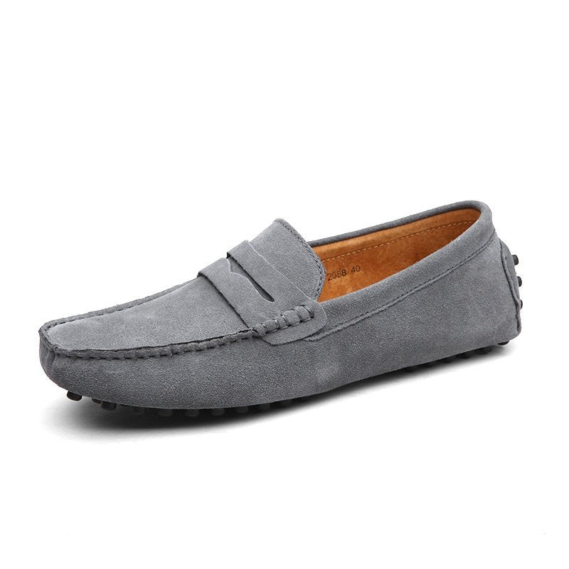 Mocassin Homme Daim Gris