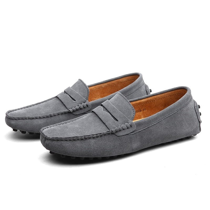 Mocassin Homme Gris