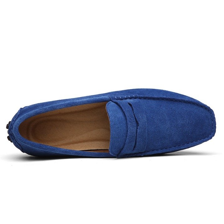 Mocassin Bleu Roi Homme