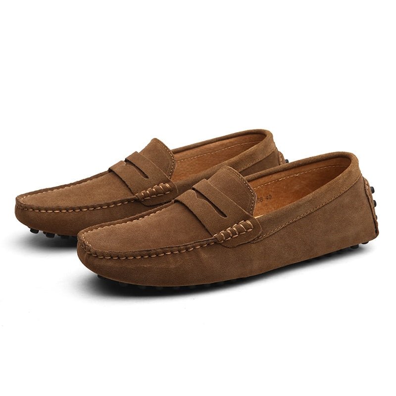 Mocassin Homme Marron Daim