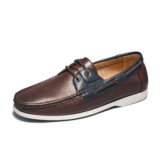 Mocassin Bateau Marron Homme