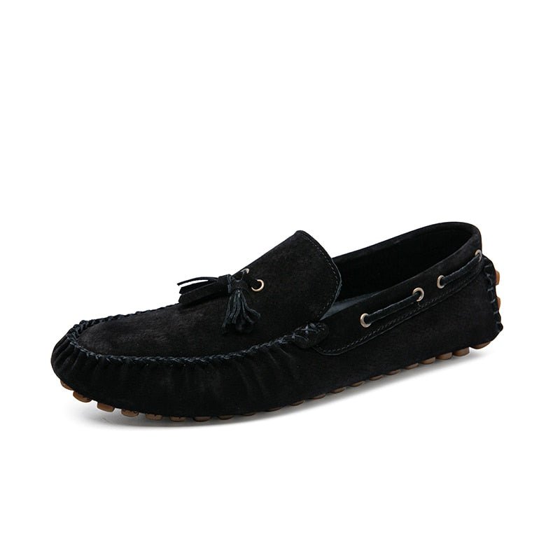 Mocassin Noir Daim