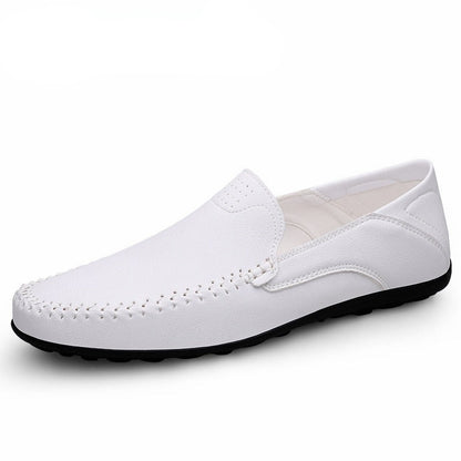 Mocassin Respirant Homme Blanc