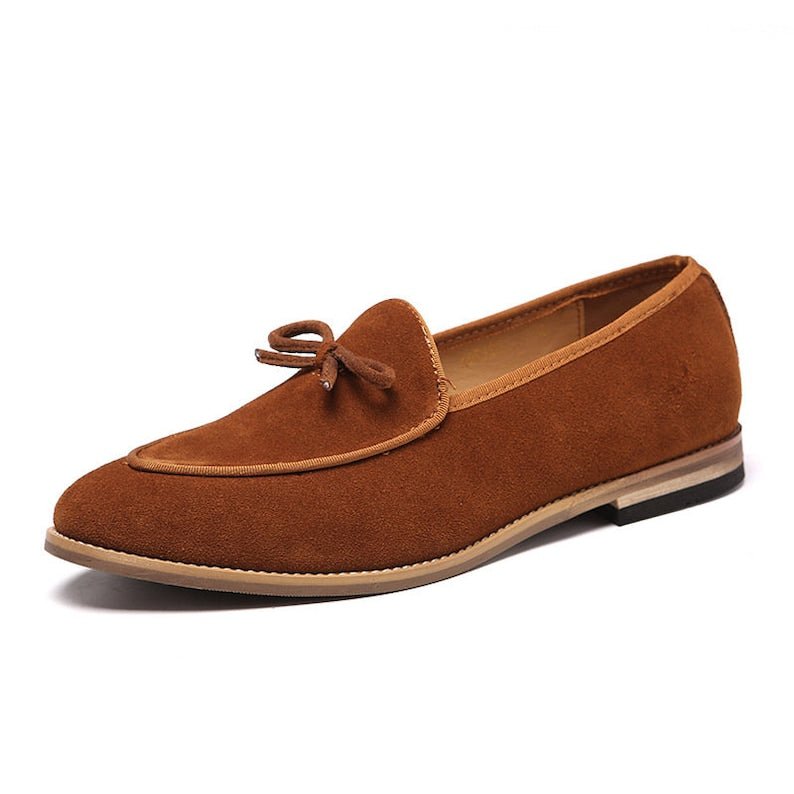 Mocassin Talon Homme Camel