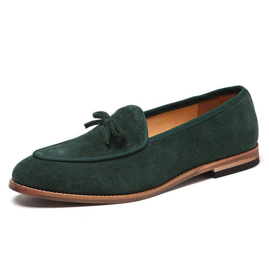 Mocassin Talon Homme Vert