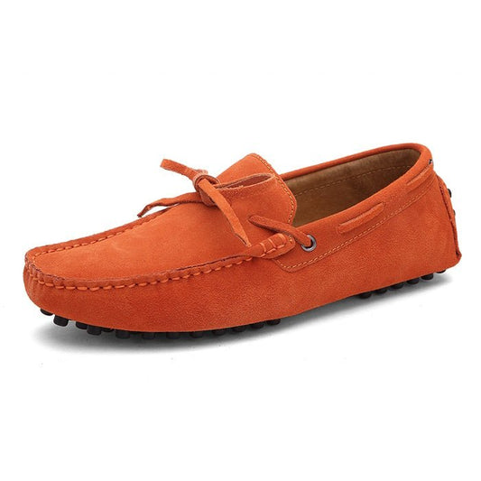 Mocassin Homme Orange