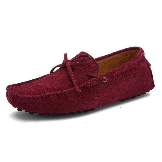 Mocassin Rouge Bordeaux