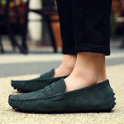 Mocassins Vert Foncé