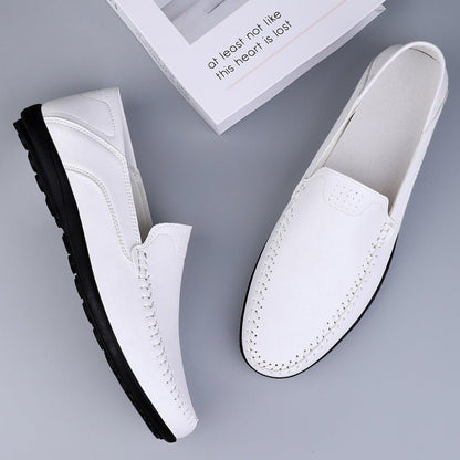 Mocassin Respirant Homme Blanc