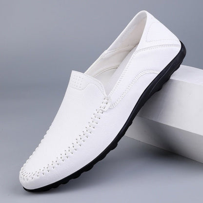 Mocassin Respirant Homme Blanc