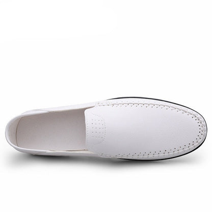 Mocassin Respirant Homme Blanc