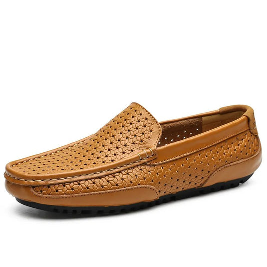 Mocassin Respirant Camel Homme