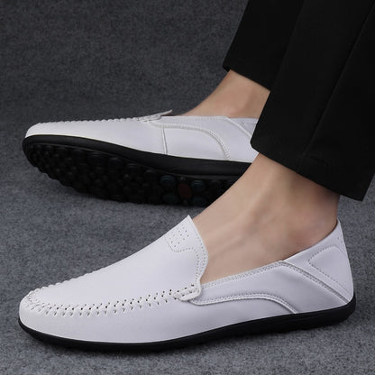 Mocassin Respirant Homme Blanc