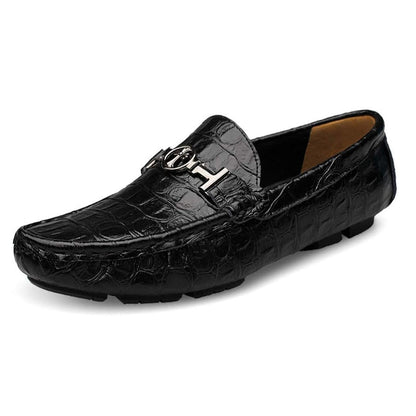 Mocassin Croco Noir