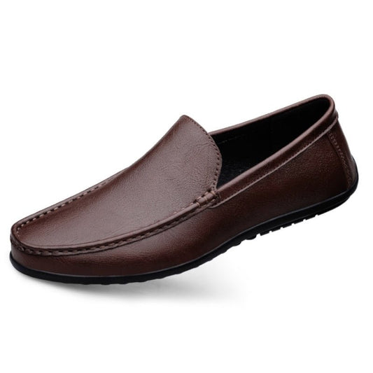 Mocassin Cuir Marron