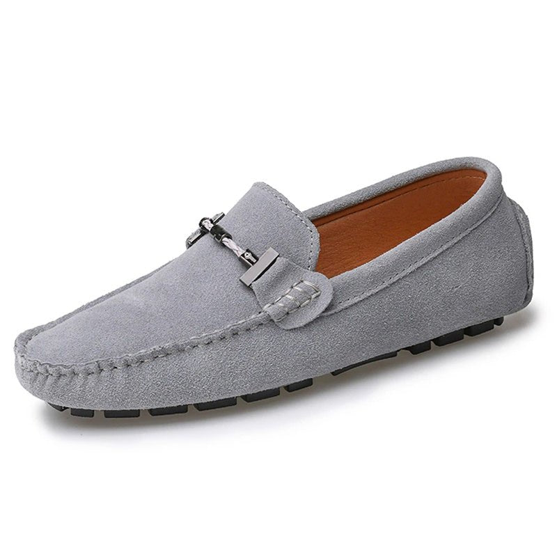 Mocassin Boucle Gris