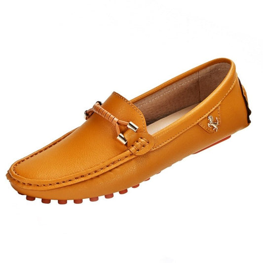 Mocassin Boucle Homme Camel