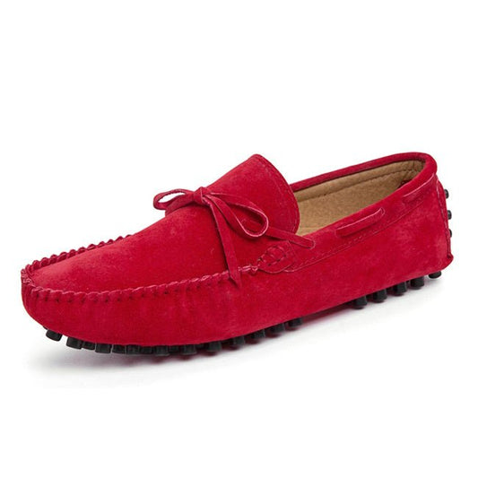 Mocassin Daim Rouge